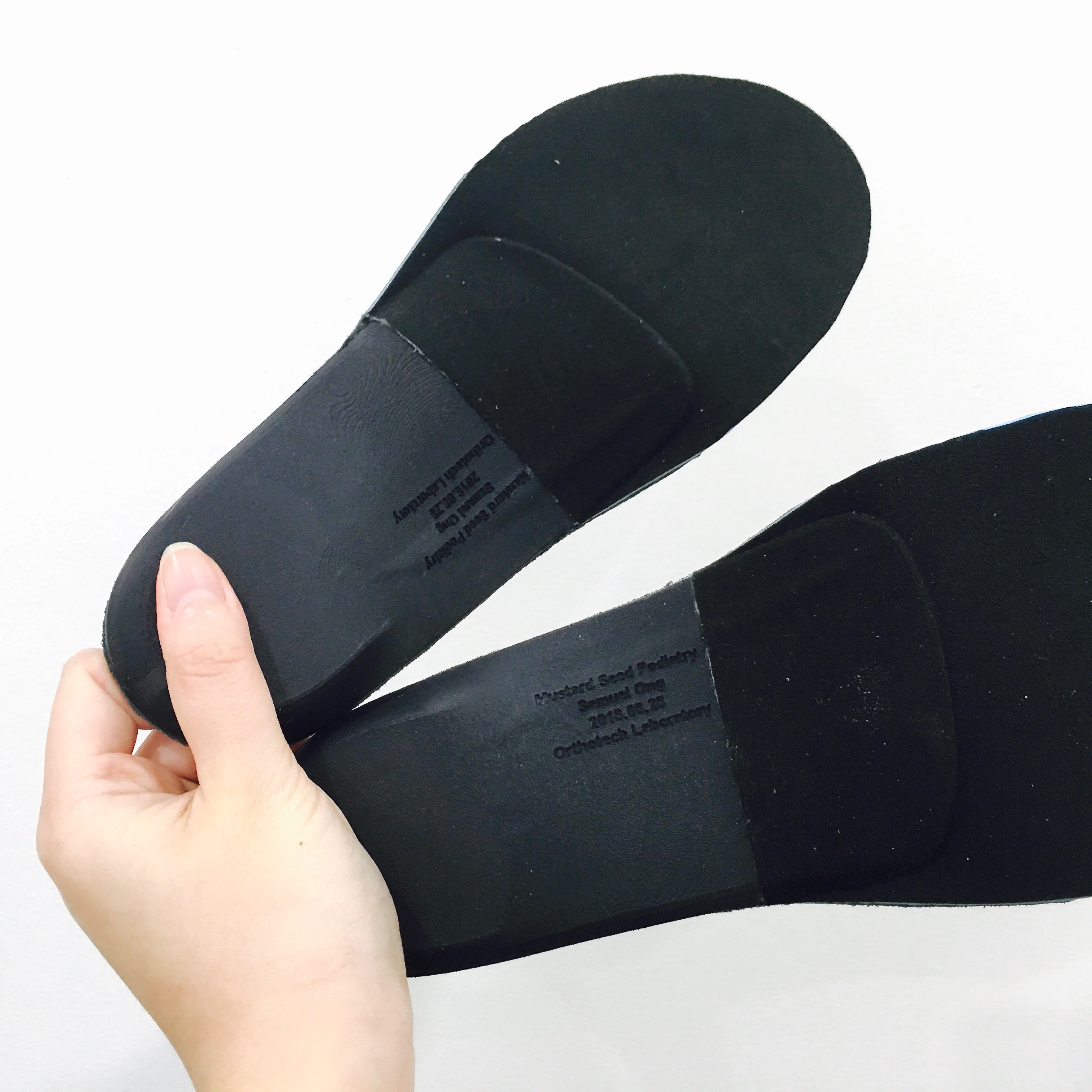 3 printed orthotics